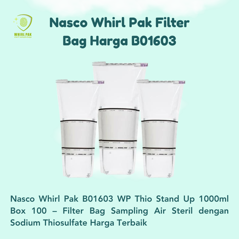 Nasco Whirl Pak Filter Bag Harga B01603